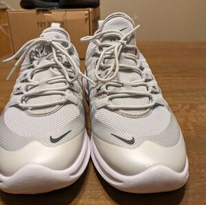 White gray Nikes